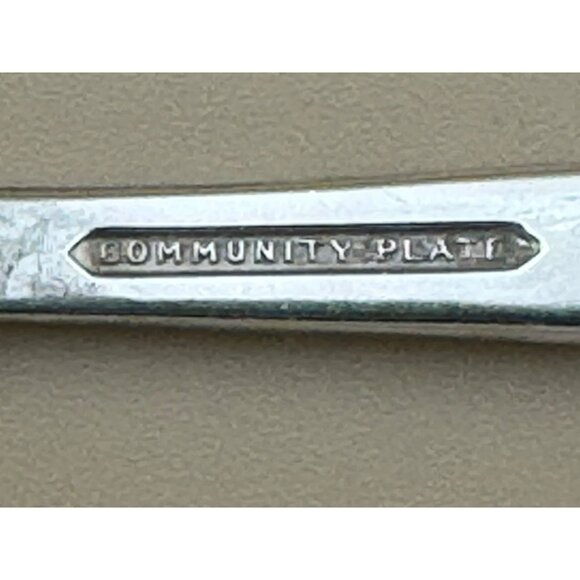 Oneida Community Plate King Cedric Butter Spreader Sugar Spoon Jelly Spoon - Picture 6 of 6